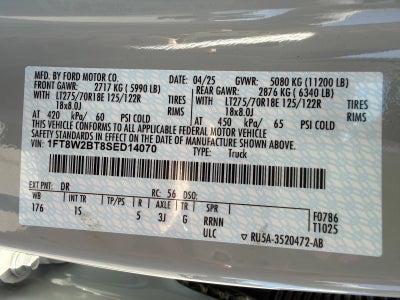 2025 Ford Super Duty F-250 SRW XL