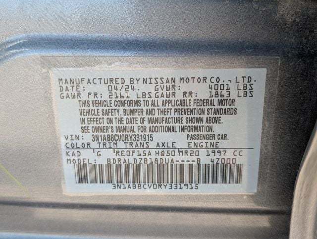 2024 Nissan Sentra SV