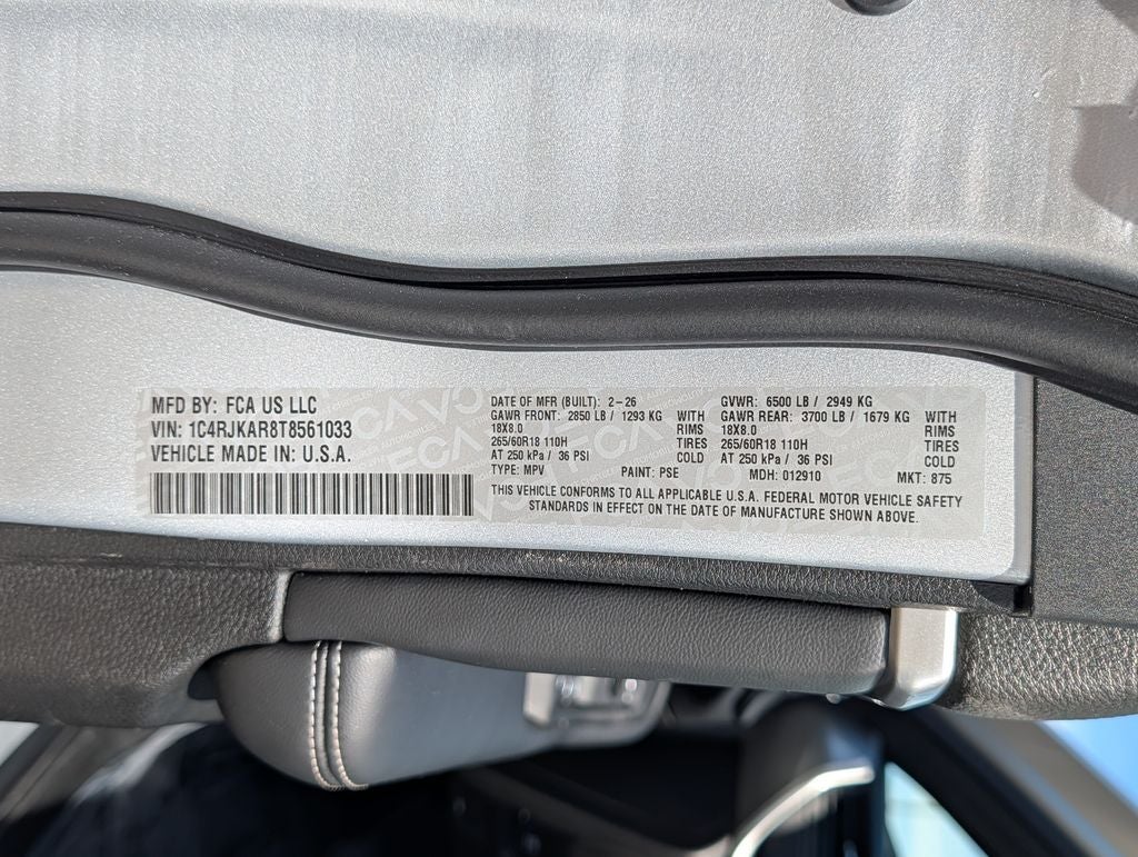 2026 Jeep Grand Cherokee L Altitude