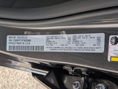 2026 RAM 1500 Big Horn/Lone Star