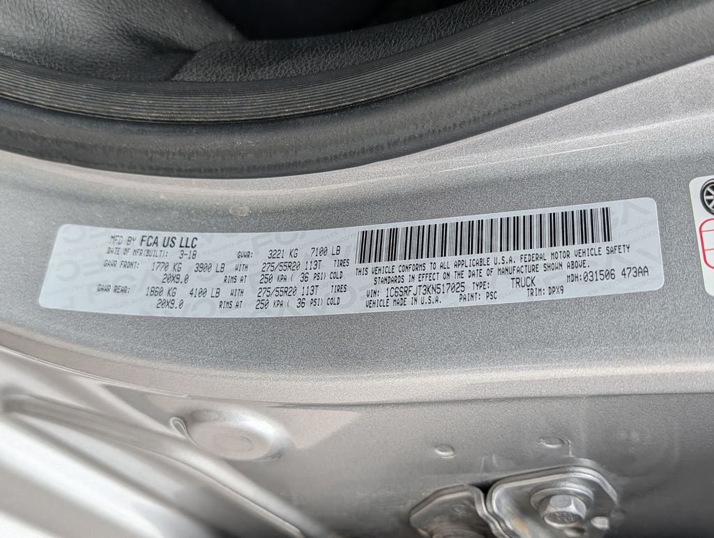 2019 RAM 1500 Laramie