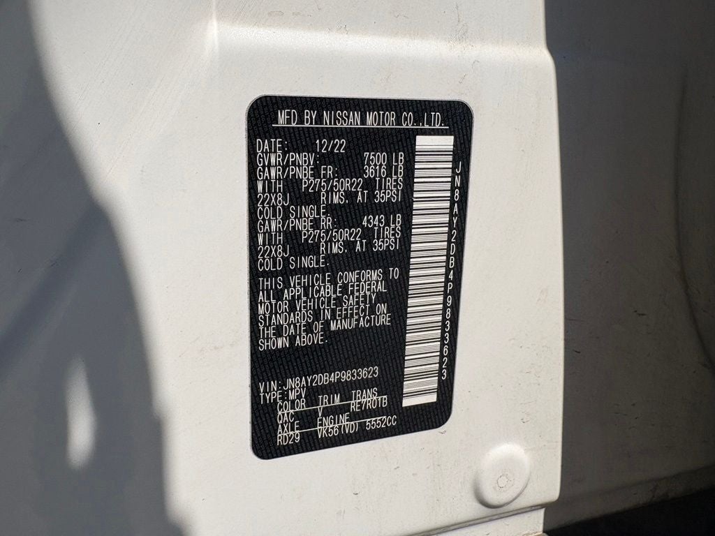 2023 Nissan Armada Platinum