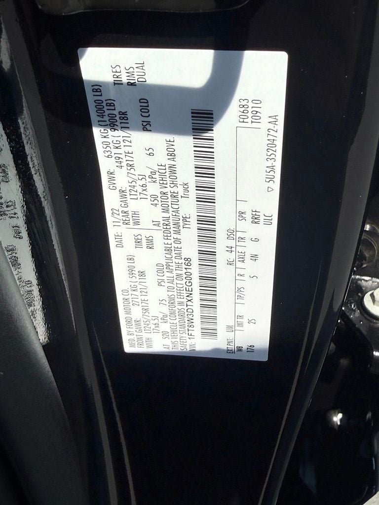 2022 Ford F-350SD XLT DRW