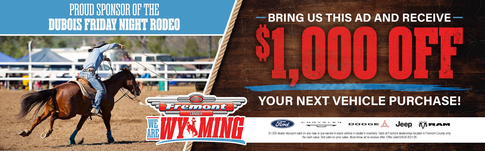 Dubois Friday Night Rodeo Deal