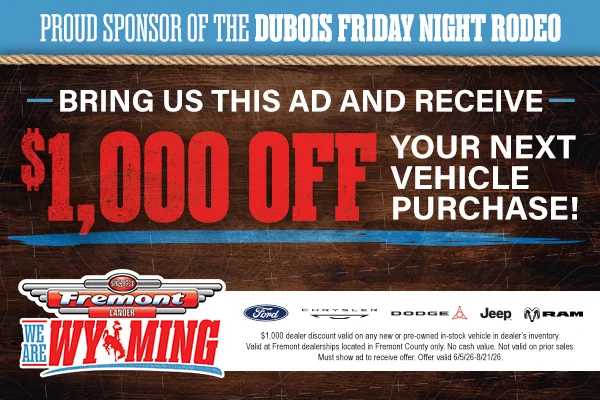 Dubois Friday Night Rodeo Deal