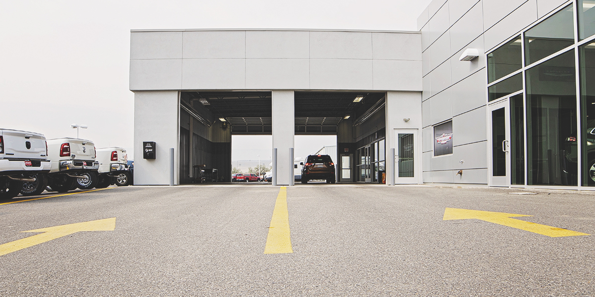 Fremont Lander Chrysler Dodge Jeep RAM Service Entrance and Bays